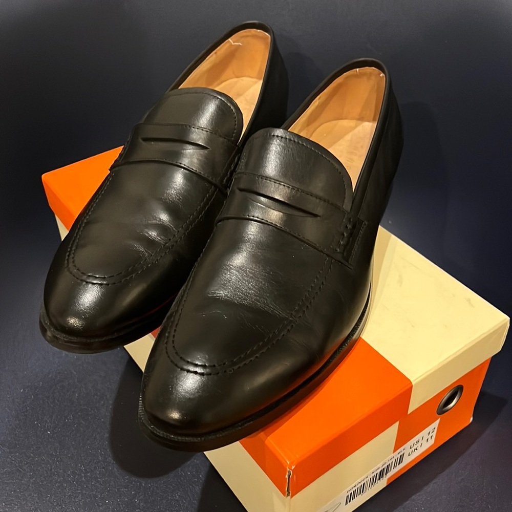 Mark Mcnairy New Republic Dominick Loafers in Black Leather SZ 12